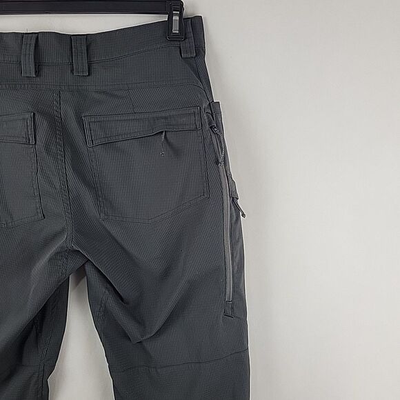 Kuiu Tiburon Cargo Pants Mens 32S 32x30 Gray Micro Vented Hiking Hunting Utility - Picture 10 of 15